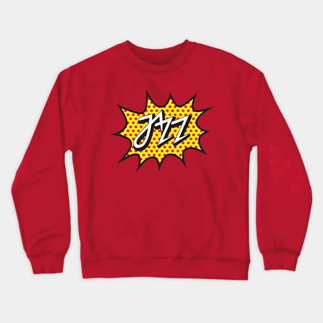 Jazz Comics Style Crewneck Sweatshirt by jazzworldquest
